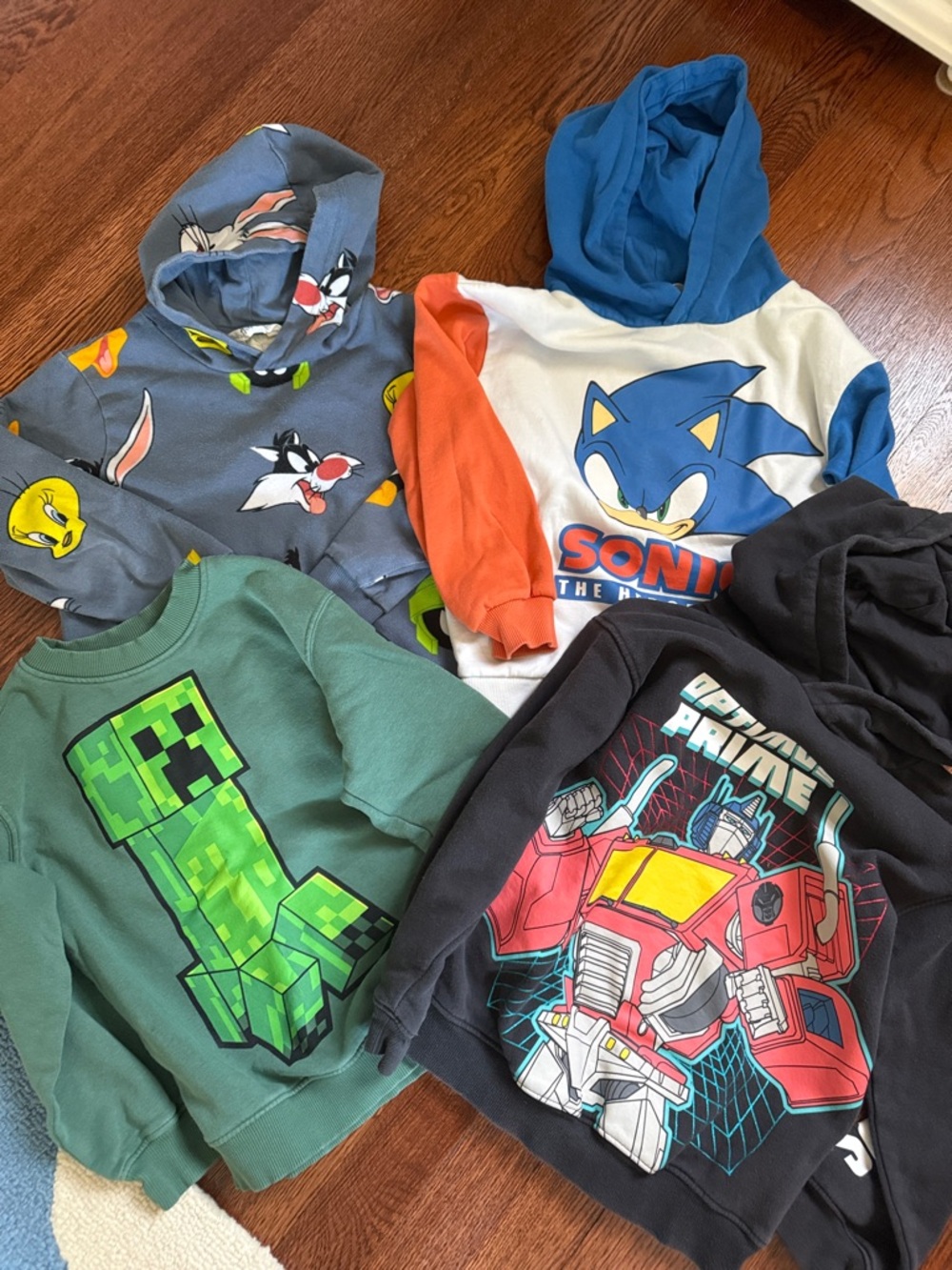H&M and Carters boy hoodies size 6-8